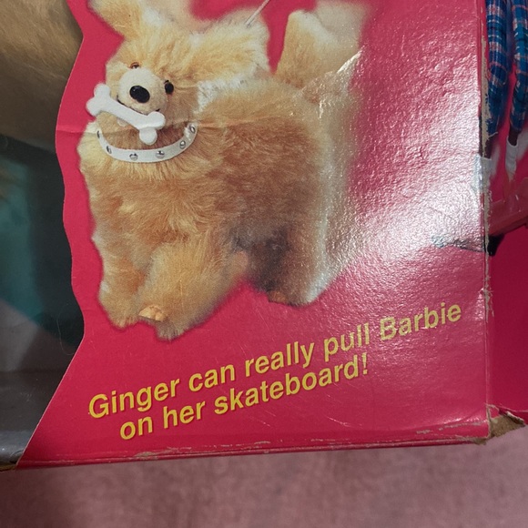 1997 Barbie and Ginger Playset- Pet Dog Really Walks & Barks - Mattel #17116 NIB - Picture 9 of 10